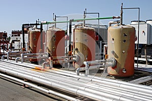 Industrial thermal plant heating system boiler