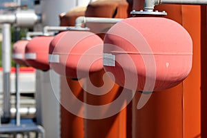 Industrial thermal plant heating system boiler