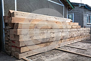 Industrial timber building materials for carpentry, building, repairing and furniture, lumber material for roofing construction.