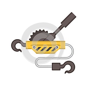 Industrial tool or equipment vector icon design.