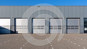 Industrial Unit with roller shutter doors photo