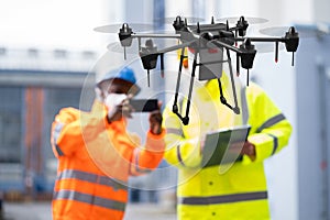 Industrial Unmanned Drone Survey And Discovery photo
