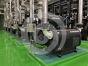 Industrial Vacuum Pump at compressor plant