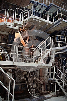 Industrial view with stairs