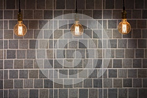 Industrial and Vintage style lighting bulbs