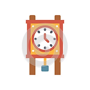 Industrial Wall Clock Icon Design