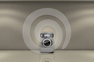 Industrial Washer In Empty Room