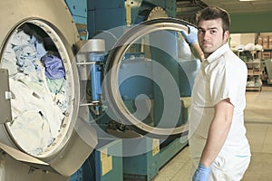 Industrial washing machines