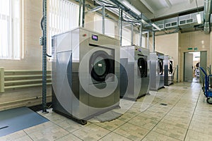 Industrial Washing in public shop, business and laundry
