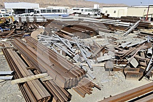 Industrial Wastages and scrabs in the workshop