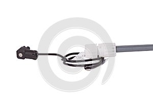 Industrial water liquid level meter for barrel isolated on white