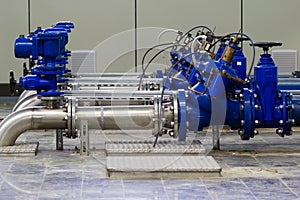 Industrial water pumping photo