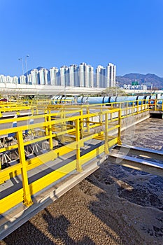 Industrial water treatment plant