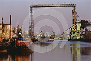 Industrial waterway photo