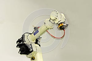 Industrial welding robot arm for mig electrode or torch