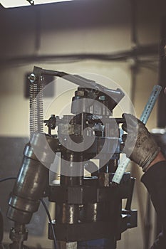 Industrial workshop bending pipe press machine
