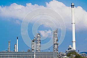 Industrial zone,The equipment of oil refining,Close-up of industrial pipelines of an oil-refinery plant,Detail of oil pipeline wit