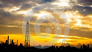 Industrial zone,The equipment of oil refining,Close-up of industrial pipelines of an oil-refinery plant,Detail of oil pipeline wit