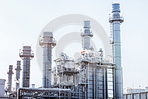 Industrial zone,The equipment of oil refining,Close-up of industrial pipelines of an oil-refinery plant,Detail of oil pipeline wit