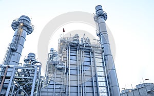 Industrial zone,The equipment of oil refining,Close-up of industrial pipelines of an oil-refinery plant,Detail of oil pipeline wit