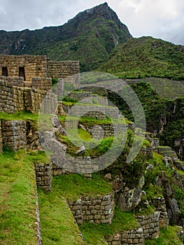 The industrial zone at Machu Picchu