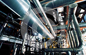 Industrial zone, Steel pipelines and equipment