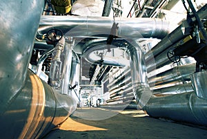 Industrial zone, Steel pipelines and equipment