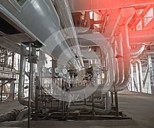 Industrial zone, Steel pipelines and valves