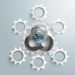 Industrie 4 Infographic Gears