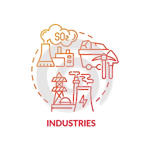 Industries concept icon