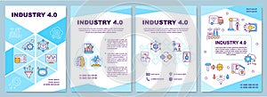 Industry 4.0 brochure template