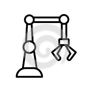 industry 4.0 icon isolated on white background