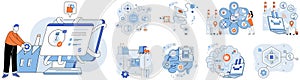 Industry 4. Industry 4.0 heralds dawn digital future, where automation and technology intertwine