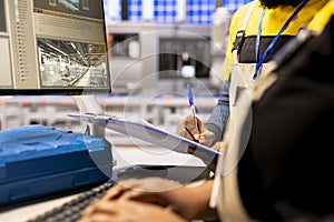 Industry 4.0 Engineers Developing Automated Machinery using CAD Software