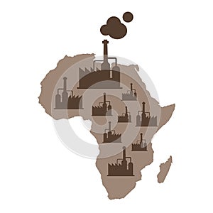 Industry and factory in Africa