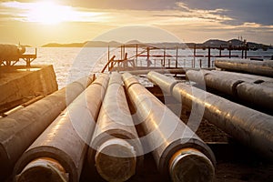 Industry gasoil pipeline construction