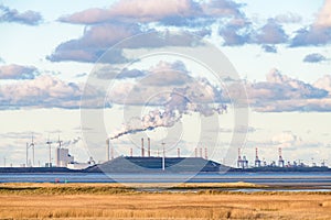 Industry at the Maasvlakte, Port of Rotterdam, The Netherlands photo