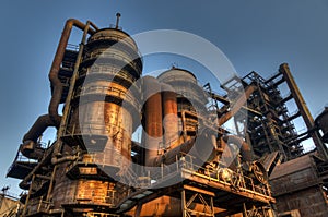 Industry for manufacturing of pig-iron, Ostrava, Czech Republic