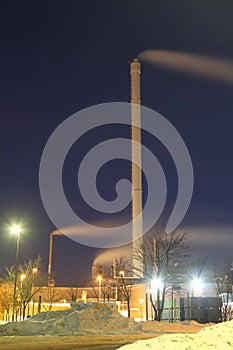 Industry at night