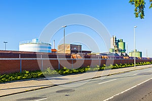 Industry park from roadside