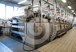 Industry: plant for textile printing