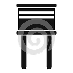 Industry resistor icon simple vector. Circuit resistance