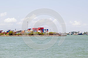 Industry shipping port