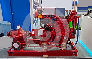 Fire pump engine