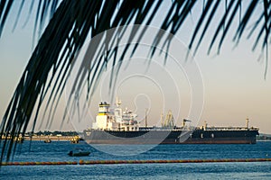 Industry in Todos los Santos Bay in Salvador de Bahia