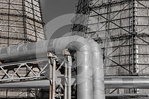 Industry tube system pipeline plant steel factory industrial pump pipe