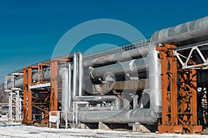 Industry tube system pipeline plant steel factory industrial pump pipe