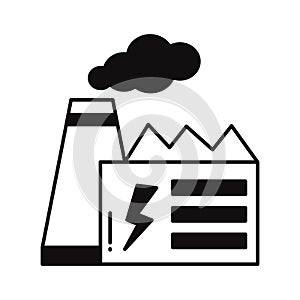 Industry Vector Icon which can easily modify or edit
