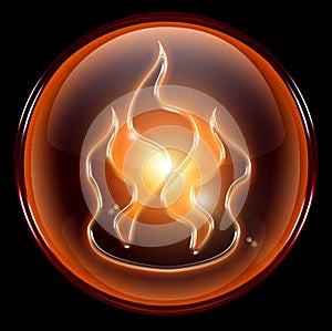 Industry warning sign icon.