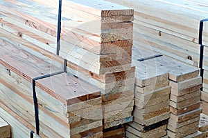 Industry wood processing material in warehouse store